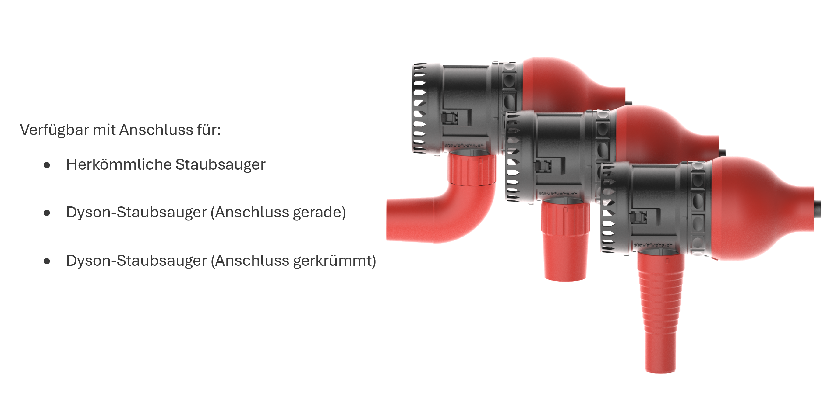 Anschlüsse für Staubhexe